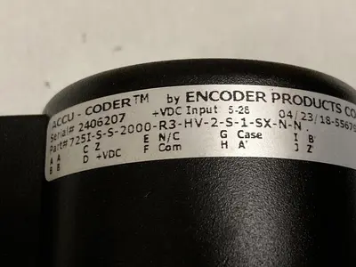 Used ACCU-CODER 725I-S-S-2000-R3-HV-2-S-1-SX-N-N Industrial Controls | Surplus Asset Holdings #1220737