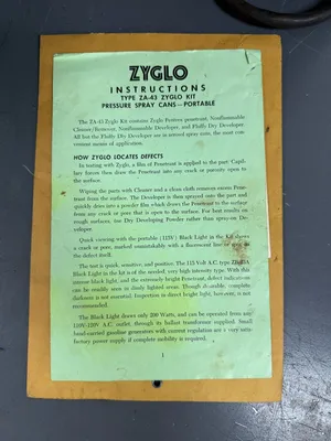 MAGNAFLUX ZYGLO ZA-1227-CWAVG WELDERS (Miscellaneous) | Turner's Machinery (5)