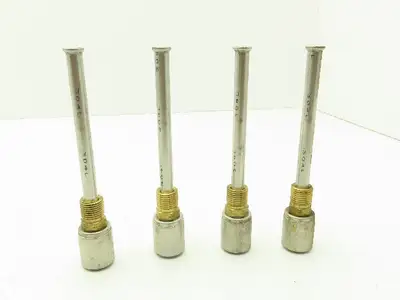 3/8 Flare Adaptor 3/8 Barb 304 Stainless Crimp Air Conditioner Line Lot of 4