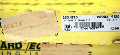 NEW GARLOCK KLOZURE 25003-4135 SPLIT OIL SEAL 55674 23X4135 250034135