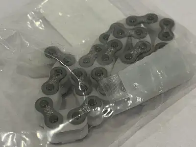 NEW TSUBAKI ROLLER CHAIN POLY-STEEL 35PC 1' FOOT LENGTH