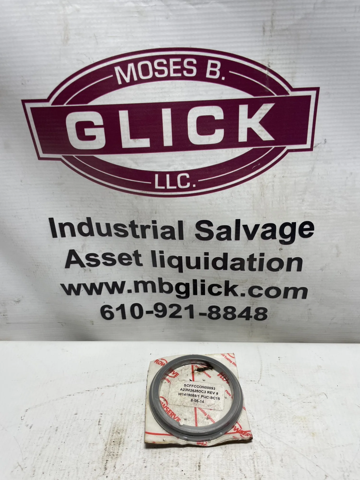Flowserve A23M2625DC3 Silicon Carbide Mechanical Seal Ring/Insert -NIB