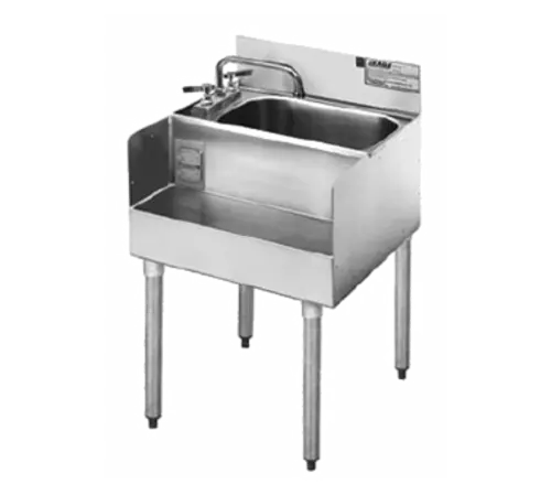Eagle Group MA7-18 Underbar Hand Sink w/ 14"L x 10"W x 8" D Bowl, Standard Faucet