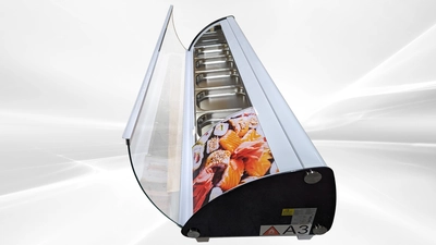 171-0310 69" Self Contained Sushi Display Cooler Case