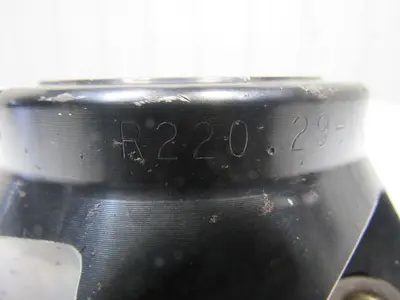 Carboloy R220.29-04.00-10 4-1/2" 5 Flute Indexing Button Face Mill 1-1/2" Arbor