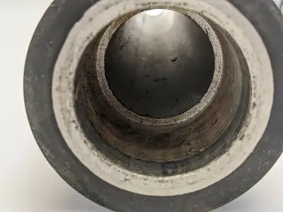 USED MID AMERICAN RUBBER ROLLER, COATED FILM, FEED LOWER PINCH