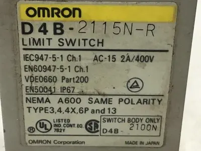 USED OMRON D4B-2115N-R