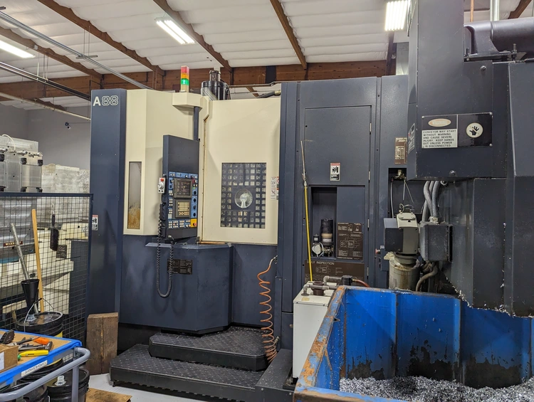 Used MAKINO A88 FMS Horizontal Table Type Boring Mills California US | Machinery Network #5664