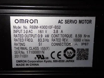 New | in-Stock OMRON R88MK90010FBS2 Servo Motors | HGR 24 #730716