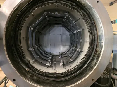 Item # VF473 2 Bar Quenching Vacuum Furnace 16” H × 12” W × 24” D