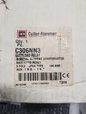 NEW Cutler-Hammer C306NN3