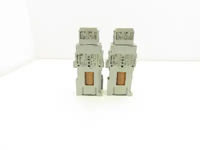 Allen Bradley 100-C30D*00 IEC Contactor 30A 3-Pole 600V 24VDC Coil  Lot of 2