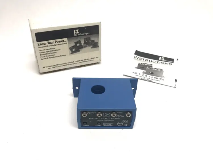 New | in-Stock NK TECHNOLOGIES GROUND FAULT SENSOR MODULE Sensors | Maverick Industrial Sales #1108708
