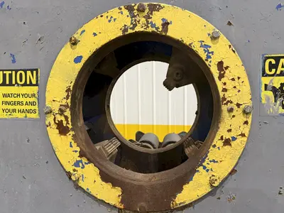 12" GOTCO MODEL #FT-80-2145 PIPE BUCKING MAKE-UP & BREAKOUT DOWNHOLE PIPE TORQUE MACHINE: YOBRO #24411