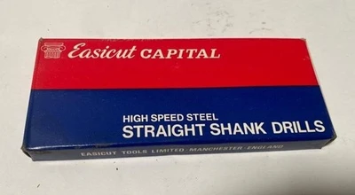 Lot of 5 Easicut Straight Shank Twist Drill 11.10mm HSS High Speed Steel England