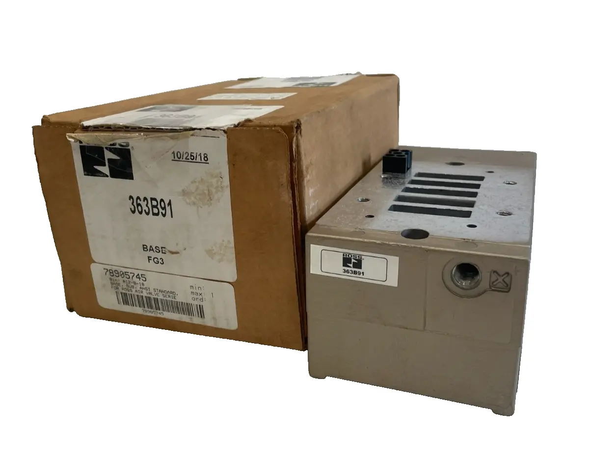 NEW ROSS CONTROLS 363B91 SUB-BASE ASSEMBLY