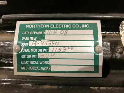 Used RELIANCE ELECTRIC 100HP ELECTRIC MOTOR, 575V A.C. Motors | Maverick Industrial Sales #1108416