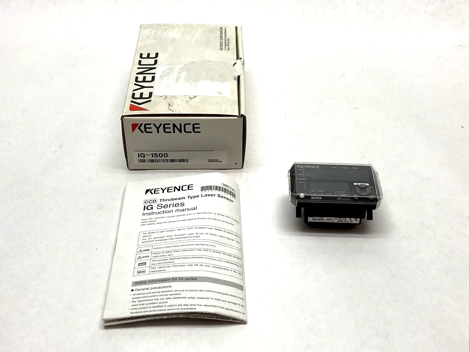 IG-1500 | Keyence  Panel Mount Amplifier - New – Open Box