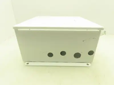 Hoffman A1212CH Electrical Enclosure 12x12x6" Backplate Terminal Blocks