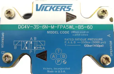 NEW VICKERS 02-336046 DIRECTIONAL VALVE DG5V8S2NKMFPA5WLB10 DG4V3S6NMFPA5WLB560