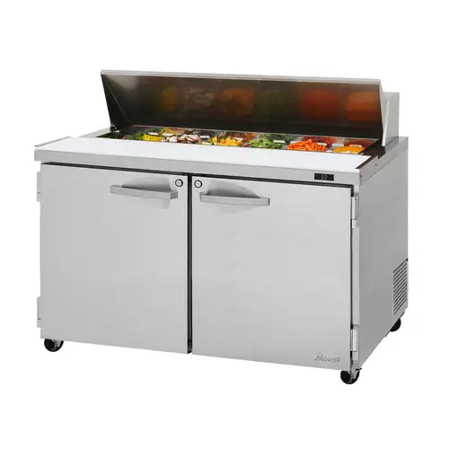 Turbo Air PST-48-N 48 1/4" PRO Series Sandwich/Salad Prep Table w/ Refrigerated Base, 115v