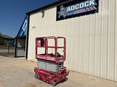 Used 2018 MEC MICRO 19 Scissor Lifters Texas US | Adcock Equipment USA #1540684