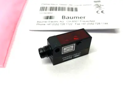 New | in-Stock BAUMER MINIATURE DIFFUSE CONTRAST SENSOR 3~150MM Sensors | Maverick Industrial Sales #1108404