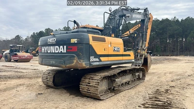 Used 2024 HYUNDAI HX220AL Crawler Excavators North Carolina US | National Equipment Dealers #1422289