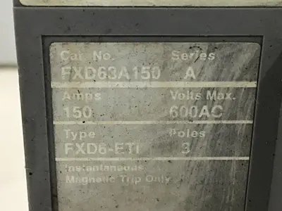 USED SIEMENS FXD63A150