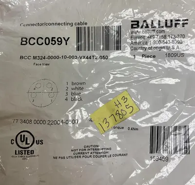 New | in-Stock BALLUFF BCC059Y Miscellaneous Equipment (Electrical & Power) | Surplus Asset Holdings #1190424