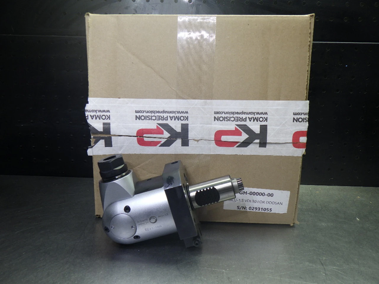 Alberti VDI30 ER20 Adjustable Angle Head For Doosan Machine MCU-1.5 (LOC1125A)