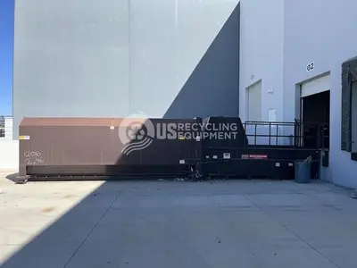 Used 2020 PTR TP4000HD STATIONARY COMPACTOR WITH 40YD RECIEVER BOX Misc Recycling California US | US Recycling Equipment #1513441