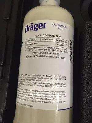 Drager 4594982 Nitrogen Inert Gas