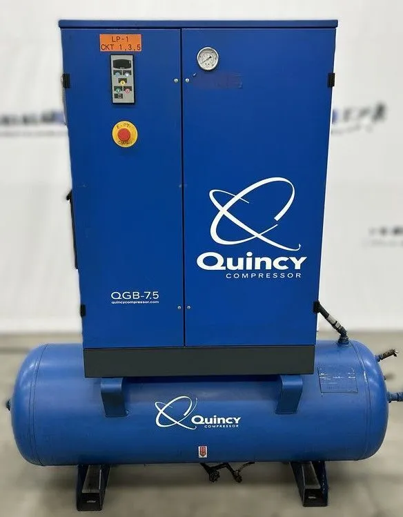 Used 2006 QUINCY QGB 7.5 Rotary Screw & Sliding Vane Air Compressors Arizona US | Midstate Machinery #946446