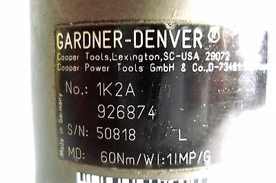 GARDNER DENVER 1K2A 926874 TRANSDUCER