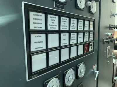 1,000 kW Hydro-Electric Generating System; MFG 1985 by Teledyne / Louis-Allis