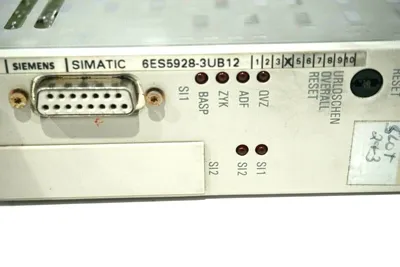 USED SIEMENS 6ES5928-3UB12 CPU MODULE 6ES59283UB12