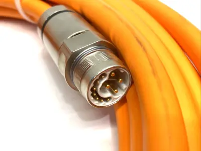 USED BOSCH REXROTH SERVO POWER CABLE 10M LENGTH RH2-521DBB-NN-010,0