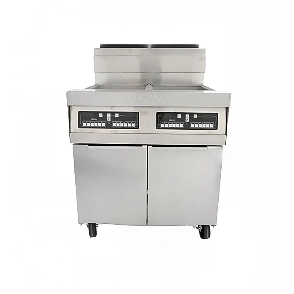 Dean 3PRG50T Gas Fryer - (3) 50 Lb Vats, Floor Model, Liquid Propane