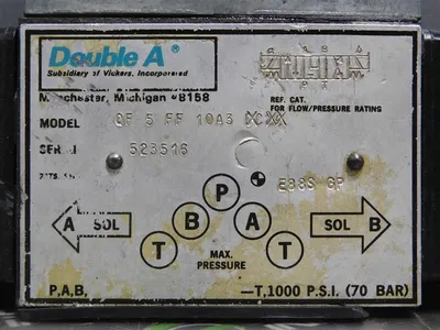 USED DOUBLE A HYDRAULICS QF-05-FF-10A3