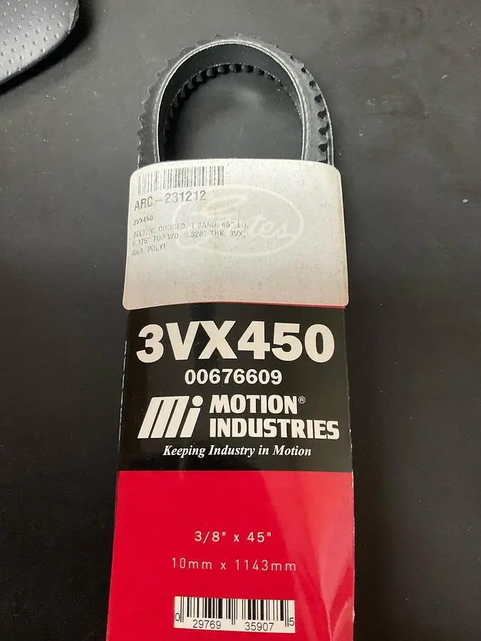 GATES V BELT PN: 3VX450