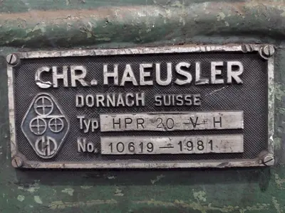 USED HAEUSLER HPR20-VH