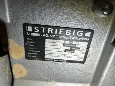 1998 STRIEBIG Standard II TRK Saws | MD Equipment Services LLC (2)