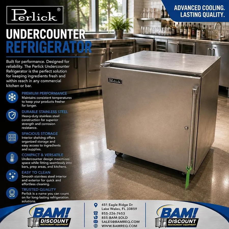 Used PERLICK _UNKNOWN_ Undercounter Refrigerators Florida US | BAM Discount Restaurant Equipment #1397933