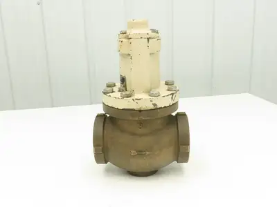 Magnatrol 44A39 Bronze Solenoid Valve 3"NPT 120V Full Port Normally Closed