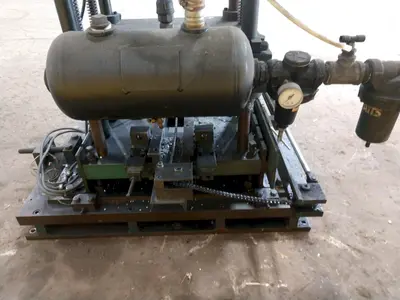 7 TON AIRAM ADJUSTABLE PNEUMATIC CUT OFF PRESS: STOCK #13702