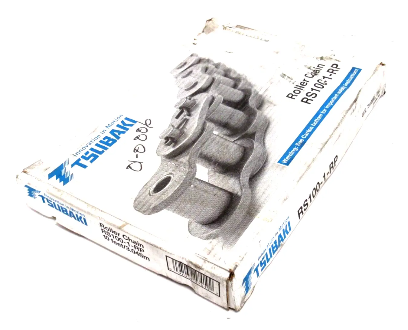 NEW TSUBAKI RS100-1-RP ROLLER CHAIN 10' RS1001RP