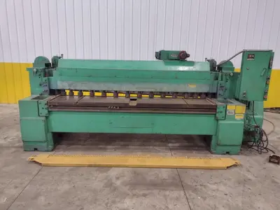 8' X 1/4" WYSONG MODEL #825 MECHANICAL POWER SQUARING SHEAR: STOCK #23635