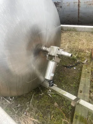 2,500 Litre Giusti Stainless Steel Vertical Mixing Vessel, 1100mm Dia x 2400mm Straight Side