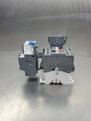 ABB A263010 45A Contactor w/A26S84S10 & CA510 Auxiliary Contactors. 4A43